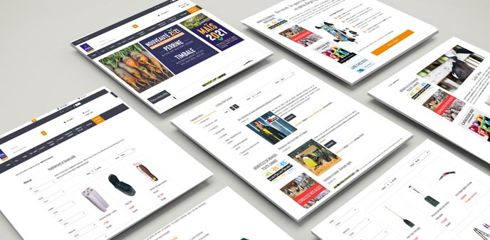 Site e-commerce Vital Concept